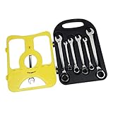 P Prettyia ラチェットレンチセット 7本セット：8mm 10mm 12mm 13mm 14mm 17mm 19mm
