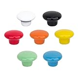 Baoblaze ドア　ダンス　引き出し等用　陶器ノブ　ドア取っ手 ハンドル　サーメットノブ　取っ手　つまみ　全７色選べる - レッド