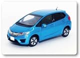 EBBRO 1/43 Honda FIT 3 HYBRID Vivid Sky Blue Pearl