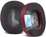 SOULWIT 冷却ジェル パッド イヤーパッド for JBL E65BTNC/Live 650BTNC/Live 770NC/Live 660NC/Duet NC Over-Ear ヘッドホン 用 交換 イヤークッション ヘッドホンパッド 高密度フォーム 冷感パッド （ブラック）