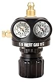 Victor Technologies 0781-5143 ESS4-125-580 High Capacity Single Stage Inert Gas Regulator, 5-125 psi