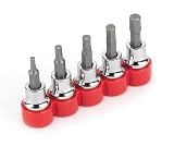 Tradespro 836217 3/8-Inch Drive Hex Bit Socket Set, 5-Piece [並行輸入品]