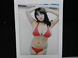 柳瀬早紀チェキ写真同梱無料水着 レッド