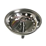 LASCO 03 – 1055 Long Postキッチンシンクバスケットthat fitsすべての標準洗面台開口部、クロムメッキ仕上げ