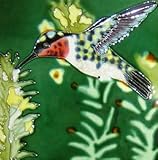ハチドリHumming Birdセラミック壁アートタイル8 x 8