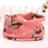 (ワンダフルデイ)WonderfulDay 北欧柄 ネックウォーマー バンビ しろくま こども 防寒 かわいい 子供 スヌード ベビー 冬 キッズ 0歳 1歳 2歳 3歳 4歳 (バンビ柄（0歳～4歳