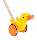 Hape - Duck Wooden Push and Pull Toy [並行輸入品]
