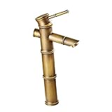 Baoblaze 真鍮 　竹の形　タップ　蛇口　家　浴室　シンク　洗面器　全３スタイル選べ　　 - ＃1