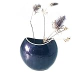 ソロアーティザンSmallライフスタイルカーブ花瓶、ミッドナイトブルーbyソロアーティザン