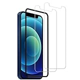 HUAKE ガラスフィルム iPhone12 / iPhone 12 Pro 用 国産硝子素材製 強化 ガラス 指紋防止 液晶 保護 アイフ