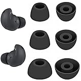 A-Pcas イヤーピース イヤーチップ Galaxy Buds2 Pro 用 S/M/L 3ペア シリコン製 ブラック