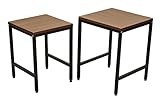 武田コーポレーション 【テーブル・デスク・ 机・ソファ】 サイドテーブル 2台セット ダークブラウン T5-ST40BR