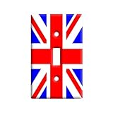 イギリスとてもBritイアン旗 Light スイッチプレートカバー
