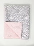 Pink Minky Baby Girl Blanket [並行輸入品]