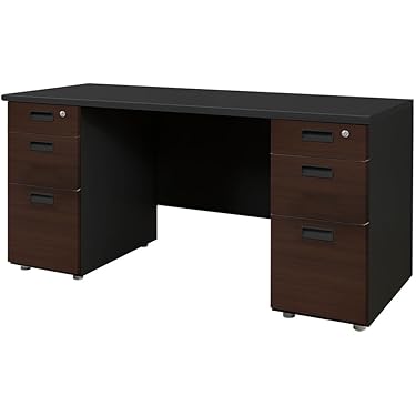 user_566be54f☆管152☆東海家具☆大塚☆英国スタイル☆両袖机 両袖机（高さ700mm） | トヨスチール | MISUMI(ミスミ)