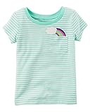 カーターズ Carter's tシャツ Striped Rainbow Pocket Tee 6M (61-67cm) [並行輸入品]