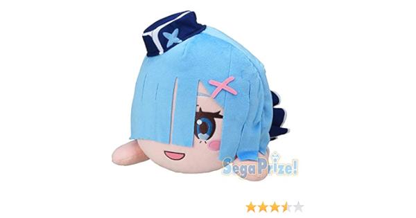Amazon Re ゼロから始める異世界生活 メガジャンボ寝そべりぬいぐるみ レム ルグニカairlinesへようこそ アニメ 萌えグッズ 通販