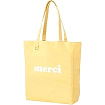 Merci Paris イエロートートバッグ 楽天市場】日本未発売【パリ直輸入】Merci cotton Tote Bag