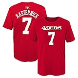Outerstuff Colin Kaepernick NFL San Francisco 49ers MainlinerジャージーレッドTシャツBoys (4 – 7 ) M/5-6 レッド