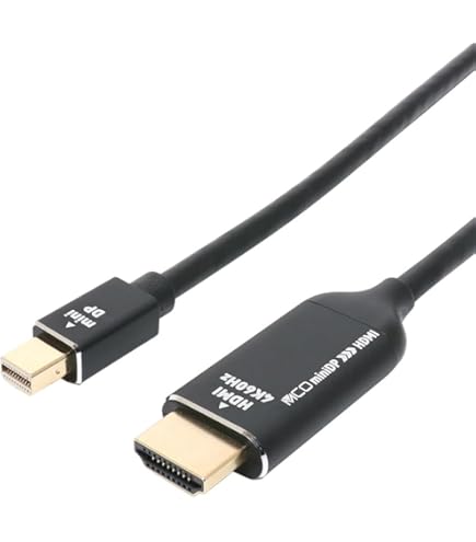 Amazon.co.jp: サンワサプライ ミニDisplayPort-HDMI変換ケーブル 2m