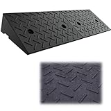 段差スロープ 段差プレート 長さ100 幅25cm 滑り止め ゴム製 段差解消スロープ 段差解消 駐車場 車 自転車 車椅子 固定アンカー付き (Color : 長さ100cm, Size : 幅30X高さ14cm)