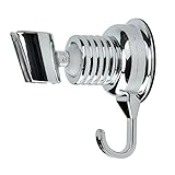 吸盤シャワーホルダーCozyponyメタリック バス用品 【PS30-353】シャワーフック