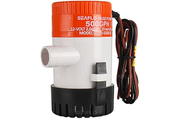 Seaflo 12v 500 GPH Bilge Pump : Amazon 