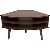 宮武製作所 テレビ台 EDER(エーデル) 組立品 コンパクト 幅81×奥行37×高さ46cm 2段 棚付き ブラウン TVY-001(BR)