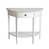 ホワイトロココ コンソールテーブル サイドテーブル 花台 F6124