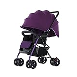 E - ベイビーカートは、座って、赤ちゃんの傘の車の下に横たわることができます軽量の新生児の赤ちゃんキャリッジのトロリー (色 : A)