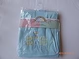 Fleece Baby Blanket with Embroyiered Animal (Blue with Dog) by Wonderful Memories