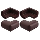4 Pack Baby Child Infant Kids Safety Safe Table Desk Corner Bumps Cushion Guards Protector Coffee [並