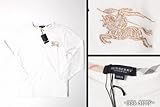 バーバリーロンドン ホースロゴ刺繍長袖Tシャツ　 新品/140A ホワイト系 キッズ・ベビー BURBERRY LONDON 11696