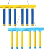 ランダム落下反応速度スティック集中おもちゃ目を引く手クイックグラブスティックマシン子供用スティックつかみマシンおもちゃビジュアル親子インタラクティブゲーム多機能落下スティック反応ゲームおもちゃ (ブルー +イエロー)