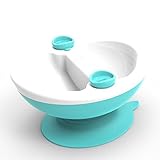 ベビーボウル、hmaneベビー熱Retaining Warm Dividedボウル幼児用水注入Insulated Feedingボウルwith Sucker ( 2つ水Inlets ) – ピンク+ホ