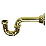 Kingston Brass CC2182 Faucetier Decor 8-Inch P-Trap, Polished Brass by Elements of Design [並行輸入品]