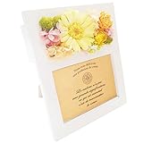 プリザーブドフラワー フォトフレーム Parfait カンパーニュ ガーベライエロー L版 専用ギフトボックス入 SSP08