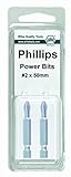 Wiha 71167 No.3 x 50mm Phillips Long Insert Bit, 2-Pack [並行輸入品]
