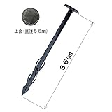 非常に抜けにくいロングサイズの防草シート固定ピン ジグザグプラ杭 ZPK360E（50本セット）