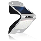 20 LEDモーションセンサーライトソーラーセンサーウォールライト暖かい夜のLEDライト防水スイ ッチ 夜間照明自動オン/オフ、木、パティオ、庭、庭、ドライブウェイ、階段、プールエリアのための防 水無