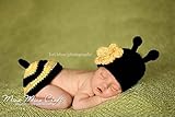 [ラッキージャパン]ベビー コスチューム 寝相アート ハロウィン みつばち ミツバチ 蜂 ベビー服 記念撮影 赤ちゃん 毛糸 ハンドメイド Bee 動物 着ぐるみ