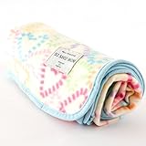 si shu non フリース ブランケット 98X70cm ハート (ホワイト)