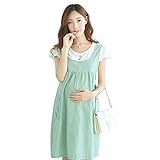 ワンピース レディース マタニティ ママ服 マタニティーワンピース マタニティ服 マタニティパジャマ パジャマ 妊娠 妊娠服 妊婦服 授乳服 大きいサイズ グリーン XXL
