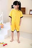 LABATO　子とも用　着ぐるみ　肌着　ルームウェア　パジャマ　寝巻き　短袖　男女通用　100％綿　可愛い　萌え　３サイズ　 (WGLbt-JP2-20480 90＃, ピカチュウ)