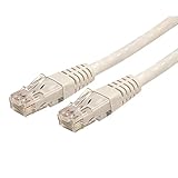 StarTech.com Cat6対応LANケーブル 2.1m カテゴリ6対応イーサネットケーブル モールド処理済みRJ45コネクタ ホワイト C6PATCH7WH