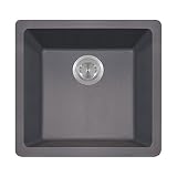 MR Direct 805 Silver TruGranite Single Bowl Kitchen Sink by MR Direct