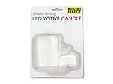 Flameless flickering LED votive candle - Pack of 96