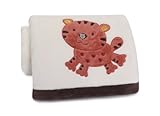 Kids Line Embroidered Boa Blanket, Animal Parade (Discontinued by Manufacturer) by KidsLine