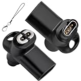 ガーミン用変換アダプター Shokz USB Type-C用変換アダプター 2 in 1変換アダプターVenu 3/ Approach s70 Fenixシリーズなど汎用USB-C to Shokz 充電ケーブル に対応 変換アダプター 、ShokzOpenRun (旧AfterShokz) / Aftershokz Aeropex など骨伝導イヤホン との互換性ありブラック