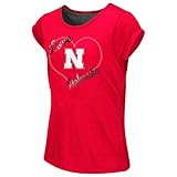 Nebraska Cornhuskers Girls Tee杢Split Back Tシャツ
